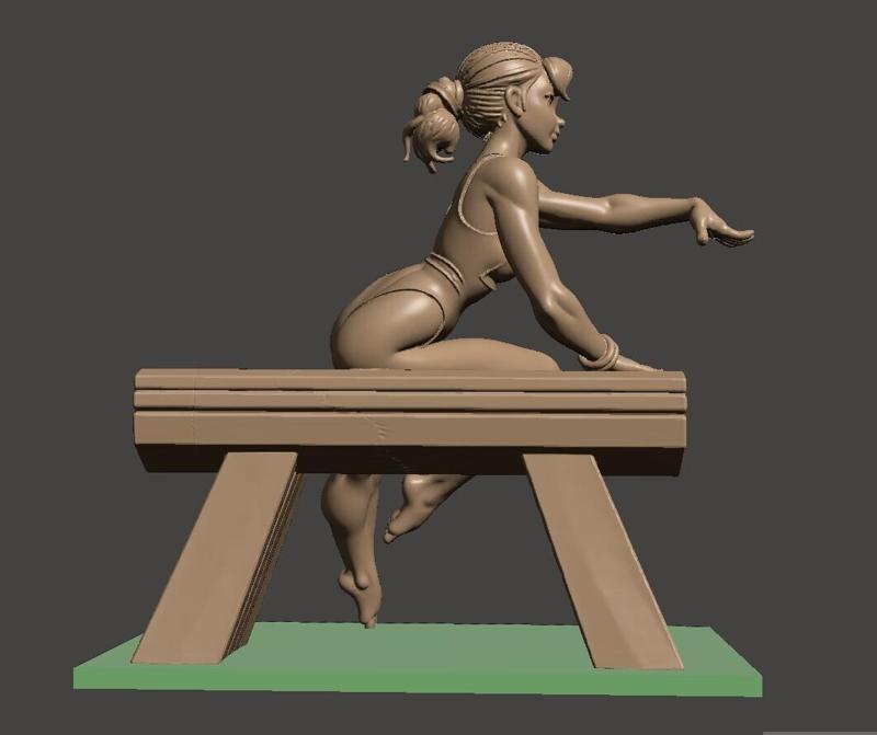 balance beam gymnast