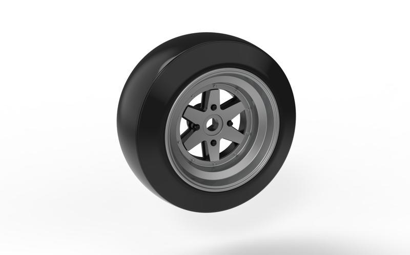 SSR LONGCHAMP - 15" - LDRC - 1:18 WHEEL AND TYRE