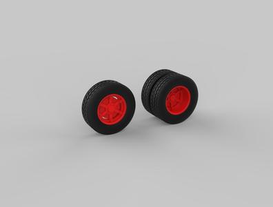 6 spoke dayton rear and fornt old school rim