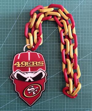 CHAIN SKULL SAN FRANCISCO 49S. NFL