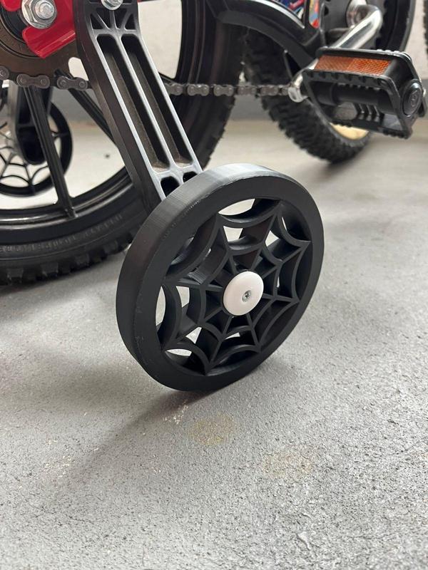 Spider Web Training Wheel for Kids Bike