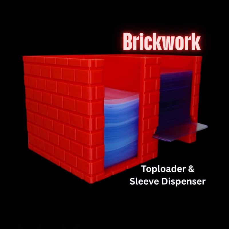 CardCare Lite (Brickwork Edition) – Sleeve & Toploader Dispenser