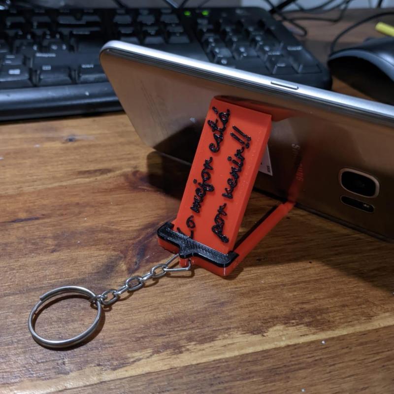 Key ring cell phone holder MOTIVATION