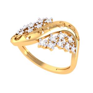 Printable 3D jewelry model of Lady diamond ring