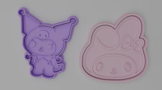 Cookie Cutters kuromi and My melody