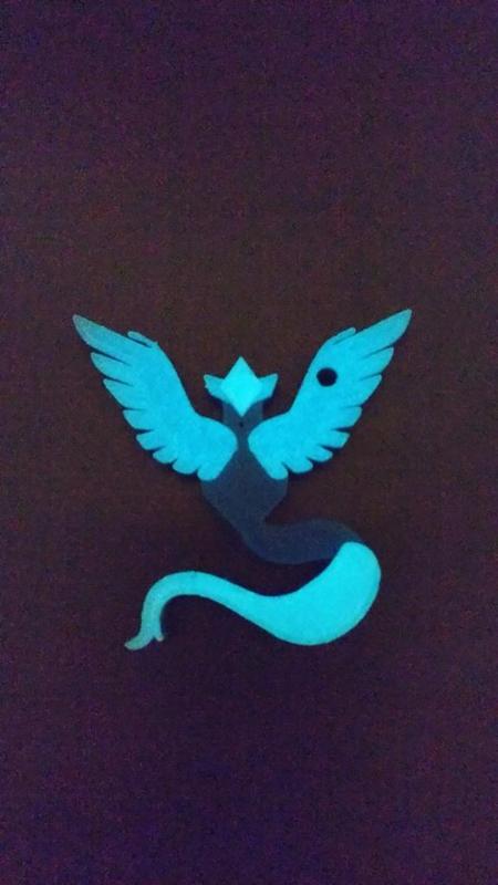 Two Color Team Mystic Keyring