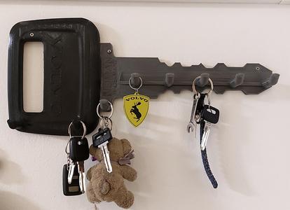 Massive Volvo Key Wall Hanger 6:1