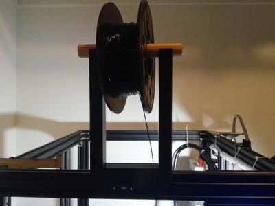 Maker Farm Pegasus filament spool holder (ver 0.1)