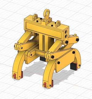 Heavy Duty Cement Block Clamp for crane or Forklift / Loader