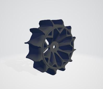 RC 1/8 sand wheel