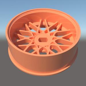 BBS RX-R - 1/24 Scale AWD Narrow Rims (Offset 3)