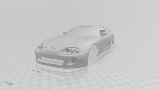 Toyota Supra Rc body+ dashboard