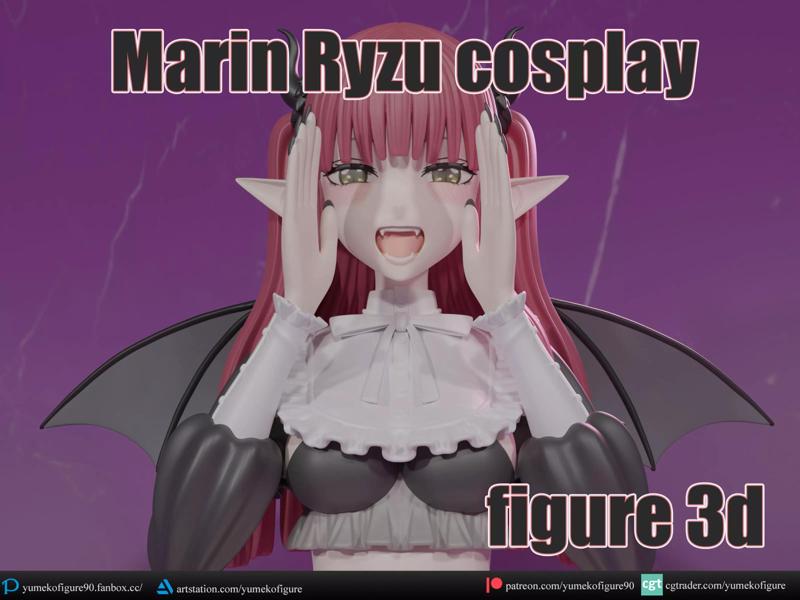 marin ryzu cosplay figure