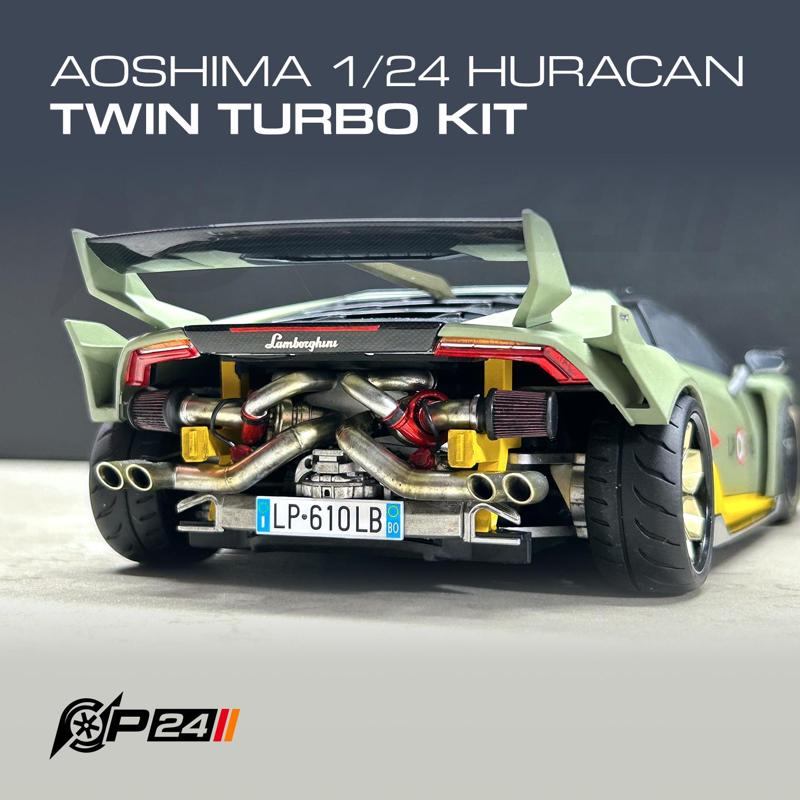 Aoshima 1/24 Huracan Twin Turbo Kit
