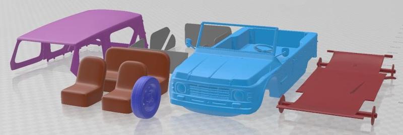 Citroen Mehari 1968 Printable Car