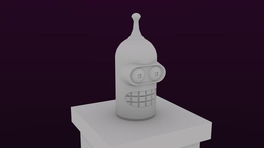 (Futurama) Bender Coin Bank w/ Lid
