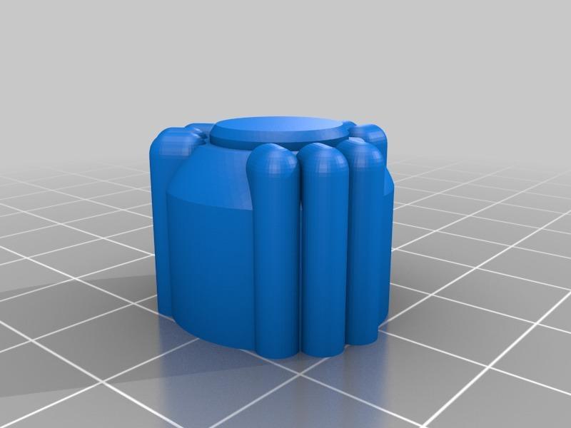 Art Deco Knobs for 6mm 1/4inch rotary encoders 