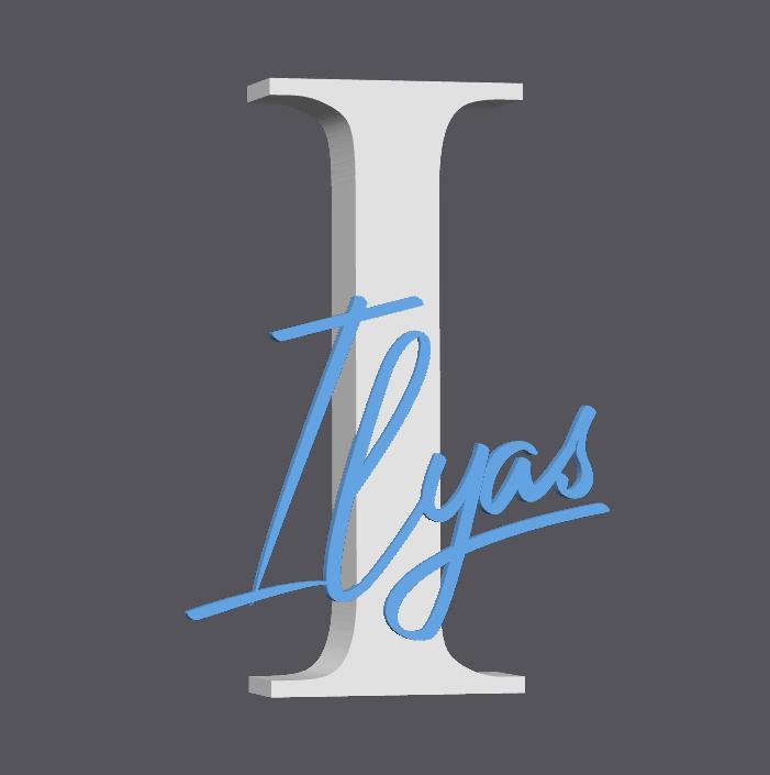 Name Ilyas / Letter / Letter I