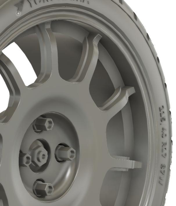 1/24 17x7 O.Z Racing Leggenda wheels