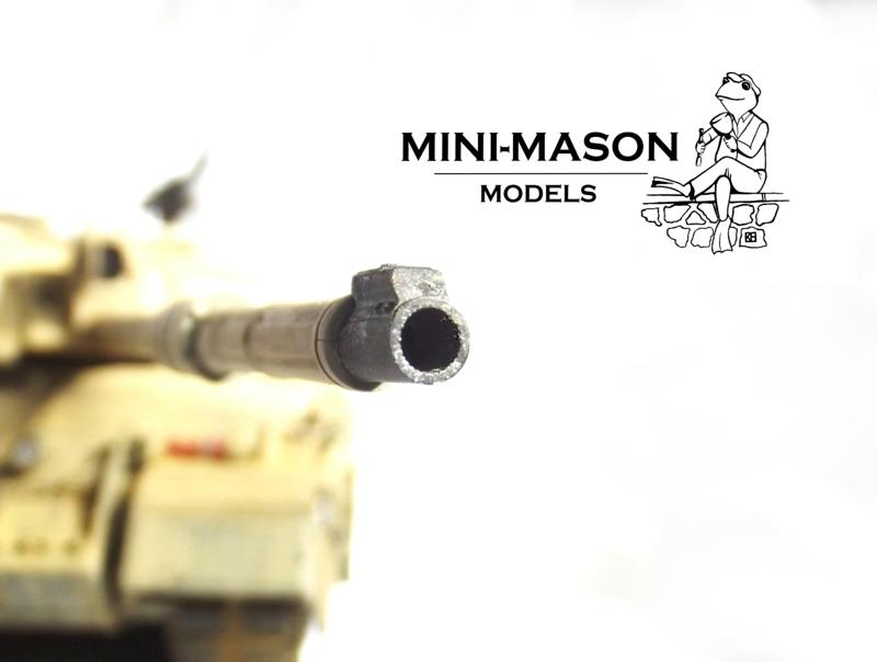 Riffled Barrel/muzzle for Tamiya Challenger 2 Model Kits (1/35 scale)