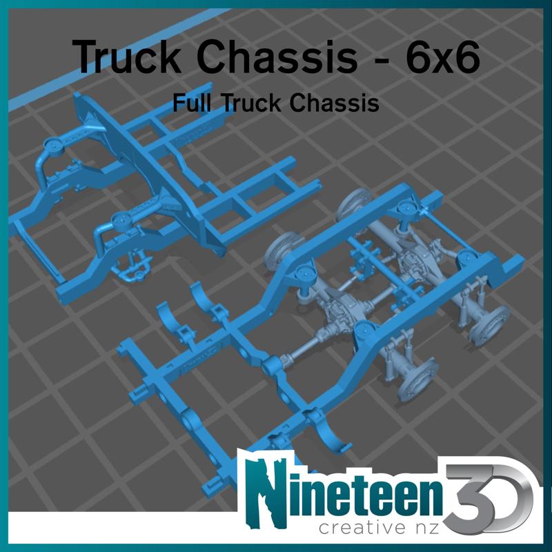 6x6 Bagged Truck Chassis