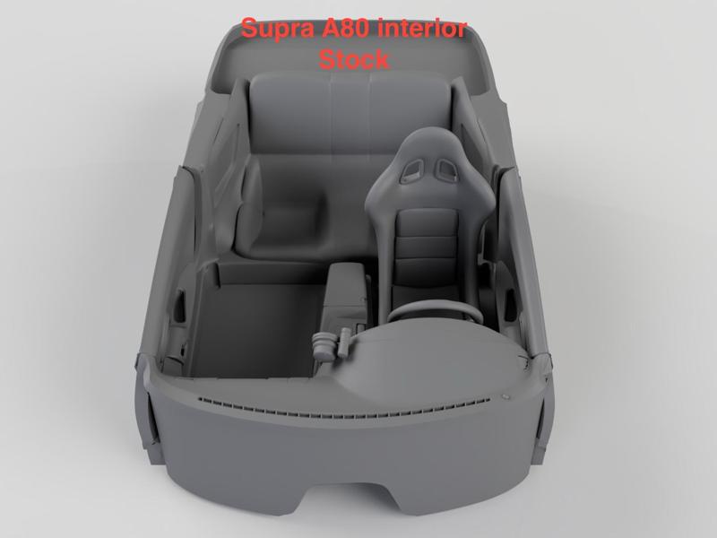 SUPRA MK4 OEM INTERIOR FOR TAMIYA 1/24