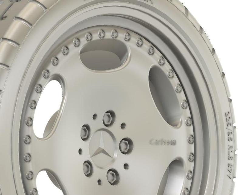 1/24 18x8.5 Benz Carlsson 3/6 wheels