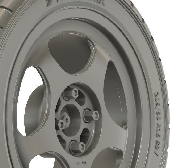 1/24 15x6.5 Spoon SW388 4Hx100 wheels