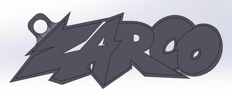 Zarco logo keychain / porte-clef