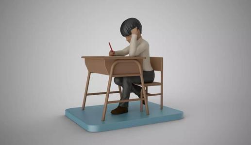 Little Boy Writing