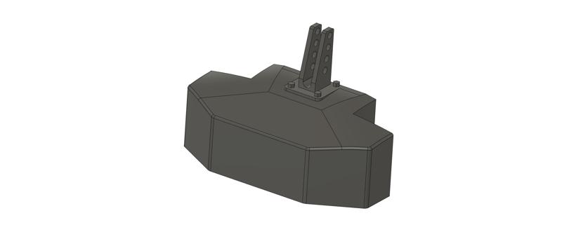 Rc tractor front weight for Bruder, Blocher, self-made 1:16 , 1:14