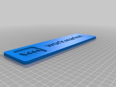 Work Market Logo (in 3D!)