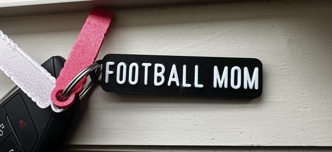 Football Mom keychain