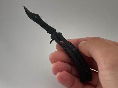 Tiny CS:GO Butterfly knife