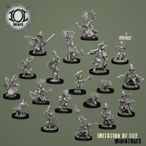 15mm Fantasy Hexen Jaeger Warband
