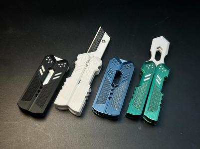 One-Piece 3D Printed Butterfly Knife