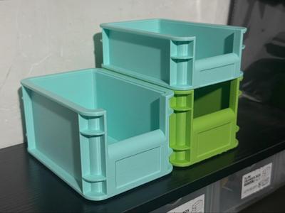 Modular Storage Solution: Stackable Organizer Set with Freely Adjustable Dividers