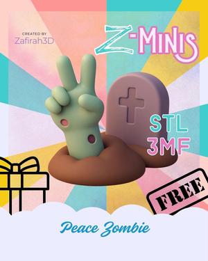 Peace Zombie for Free Z-Minis