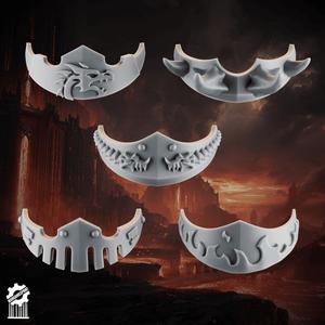 Emberforge throat guard - Fire lizards [Supported]