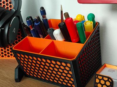 Office organizer honeycomb