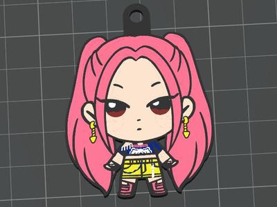 Mira – Kpop Demon Hunters HUNTR/X Chibi Keychain