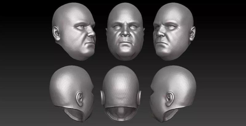 ONE6 Scale Head -Vincent Donofrio - Wilson Fisk - Netflix  ver
