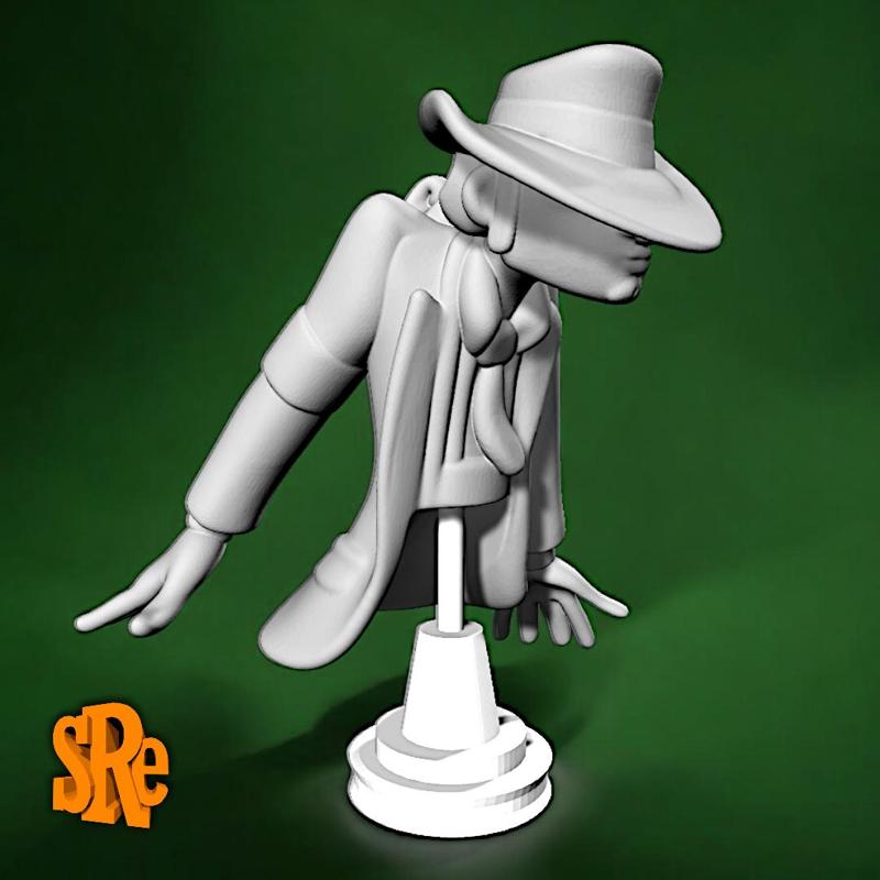 Michael Jackson Cartoon Bust