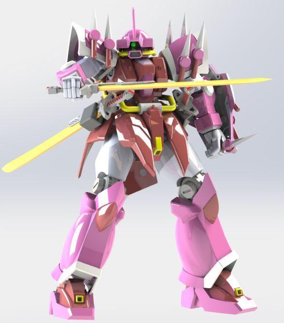 1/144 MS-08TX/S Efreet Schneid (UC version) [Gundam Model] --- Completed version