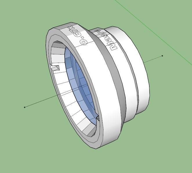 0.67x generic wide angle macro lens dummy