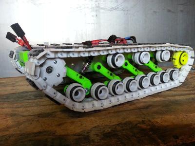 Tank Track, Double Idler, Arms, Beams