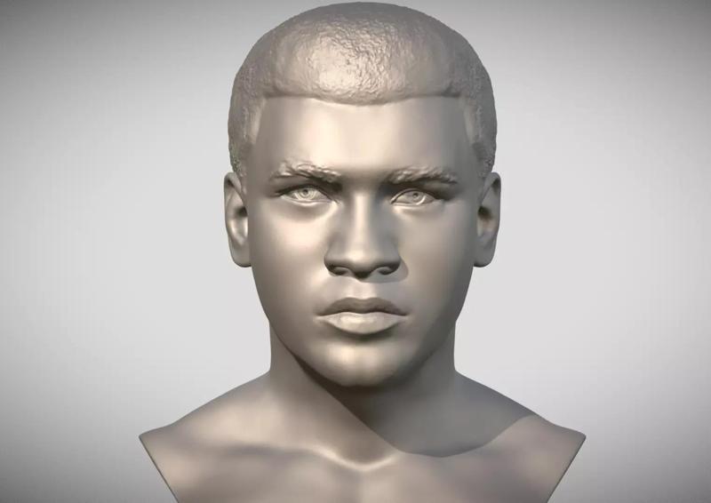 Muhammad Ali bust