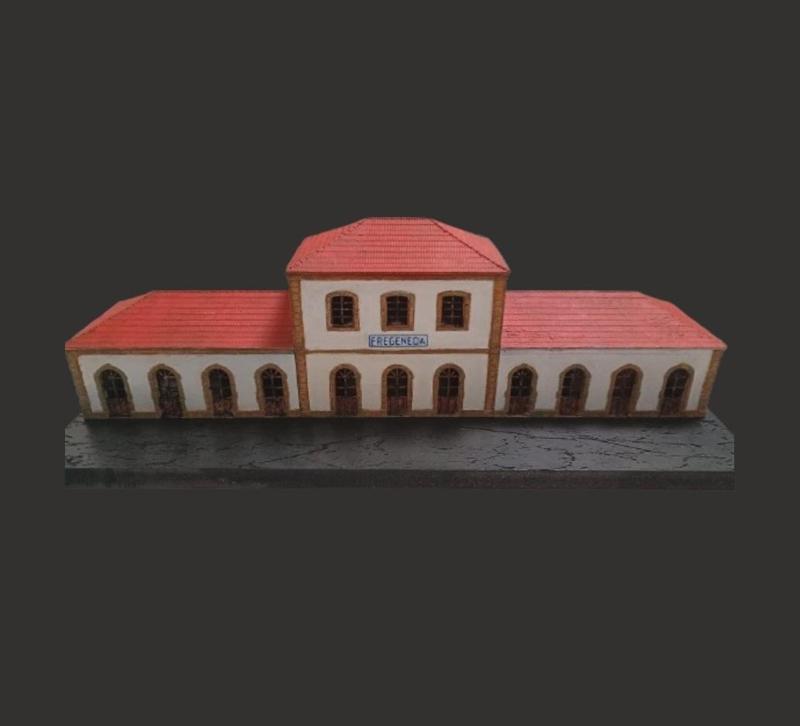 [ZM TT scale] La Fregeneda train station in Spain (resin)