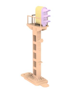 SNCF H0 N signals - 3 lights