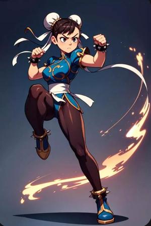 Chun-Li Fighter Pose